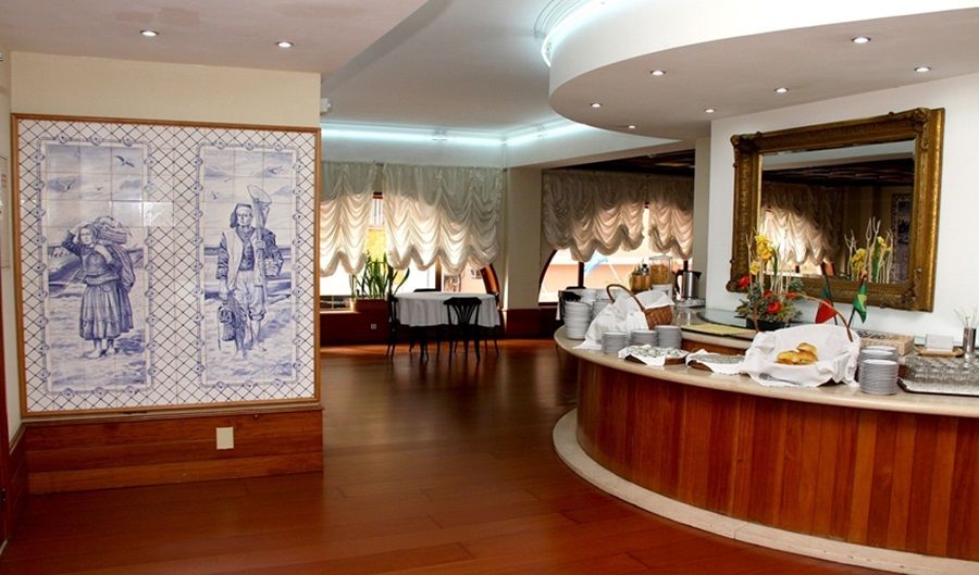 Luso Brasileiro Hotel Povoa de Varzim Nhà hàng bức ảnh